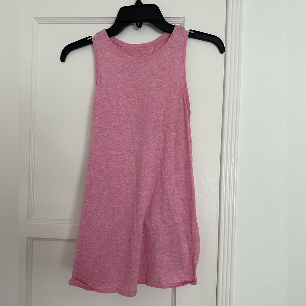 Full length tie back tank top